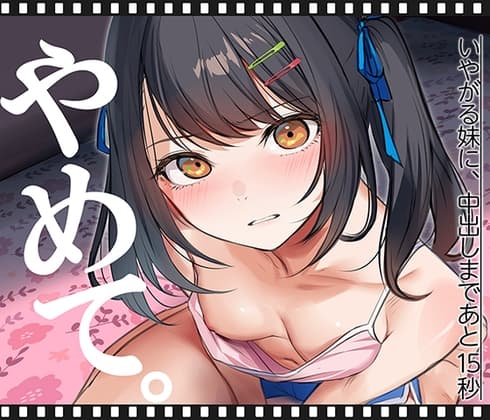 いやがる妹に、中出しまであと15秒 | やめて。のパッケージ画像
